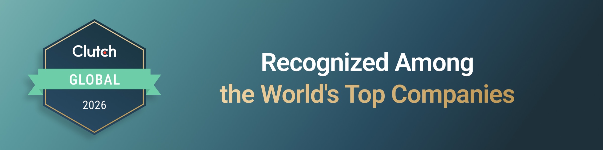 Clutch Global 2026 — Recognized Among the World's Top Companies